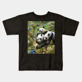 Panda Selfie Kids T-Shirt